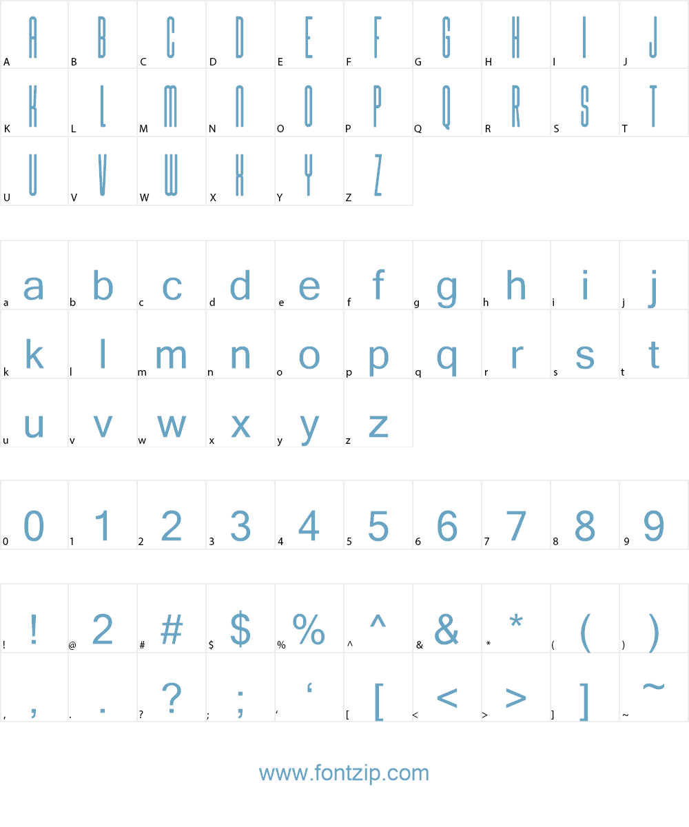 Muhaqu Font Character